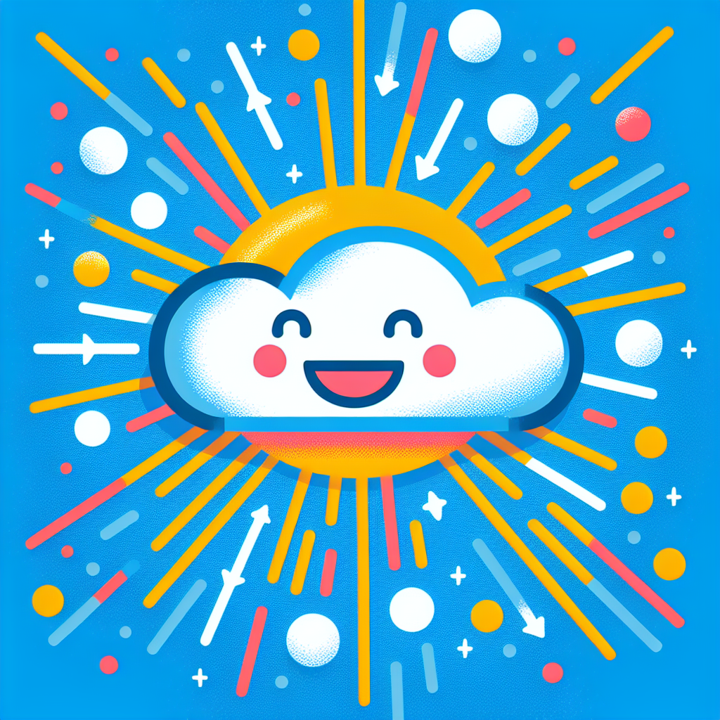 Illustration for Why are clouds white if the sky is blue?