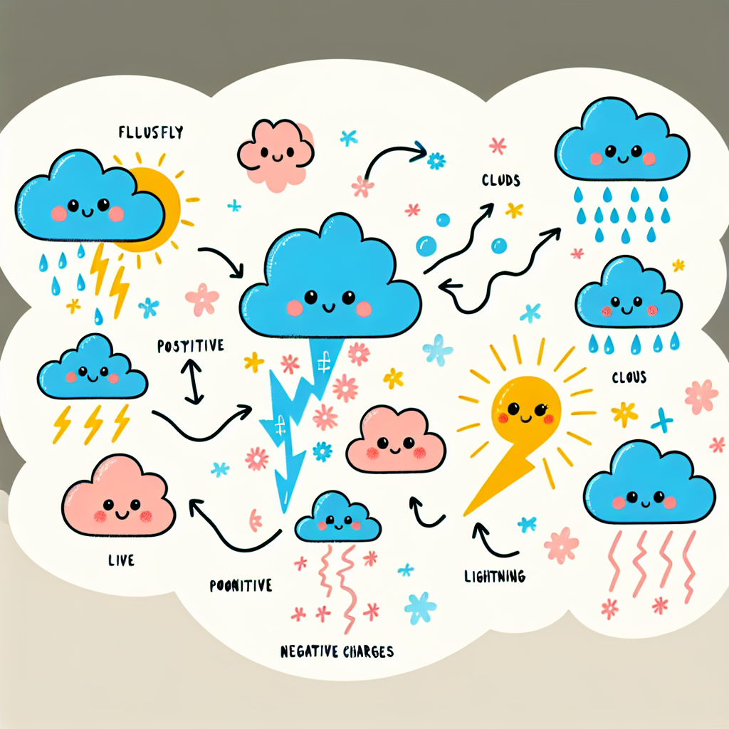 Illustration for how is lighting formed
